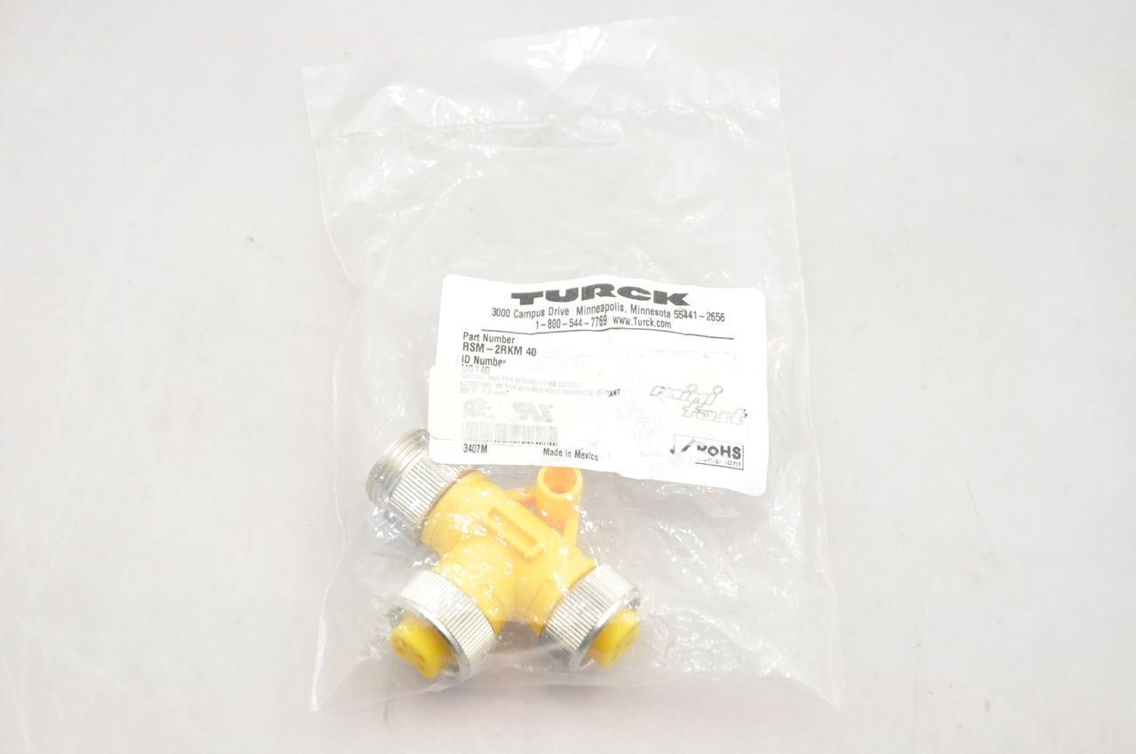 Turck RSM-2RKM 40 U0140 Mini Tee NEW