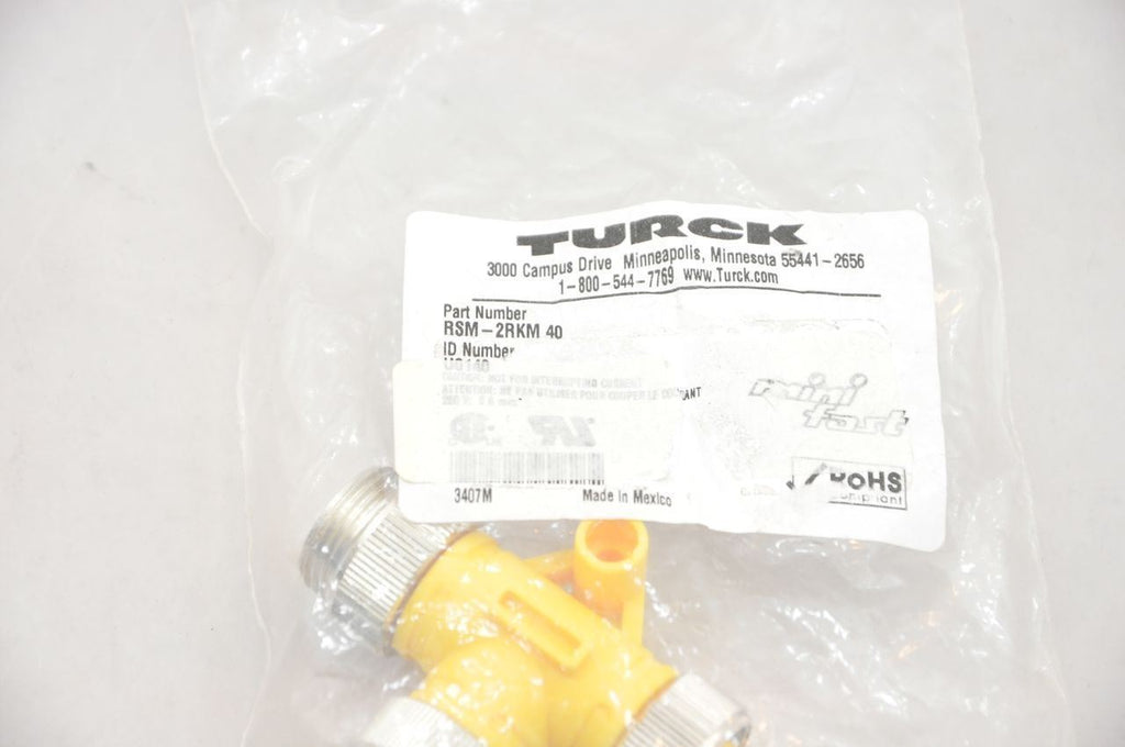 Turck RSM-2RKM 40 U0140 Mini Tee NEW