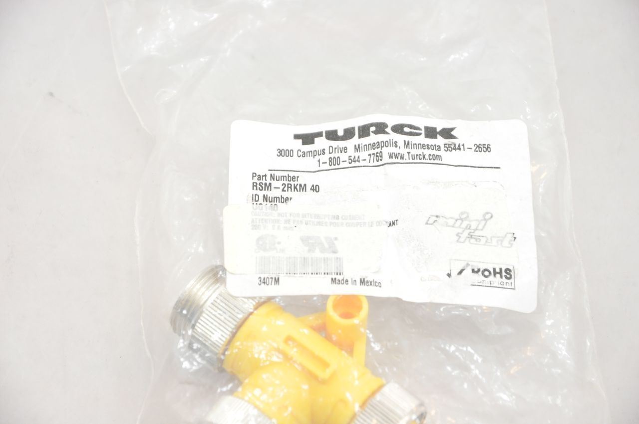 Turck RSM-2RKM 40 U0140 Mini Tee NEW