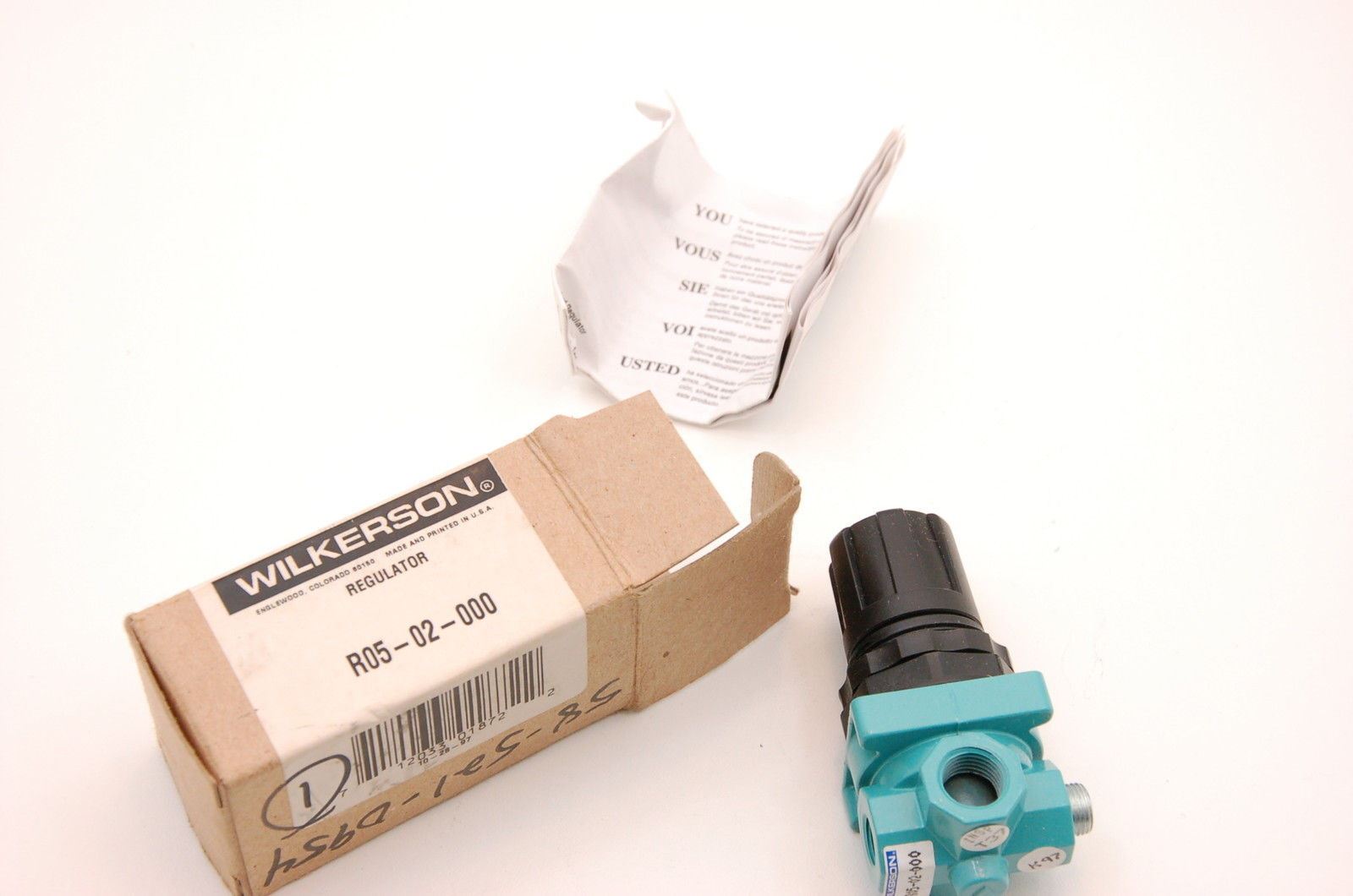 Wilkerson Pneumatic Air Regulator R5-02-000 NIB
