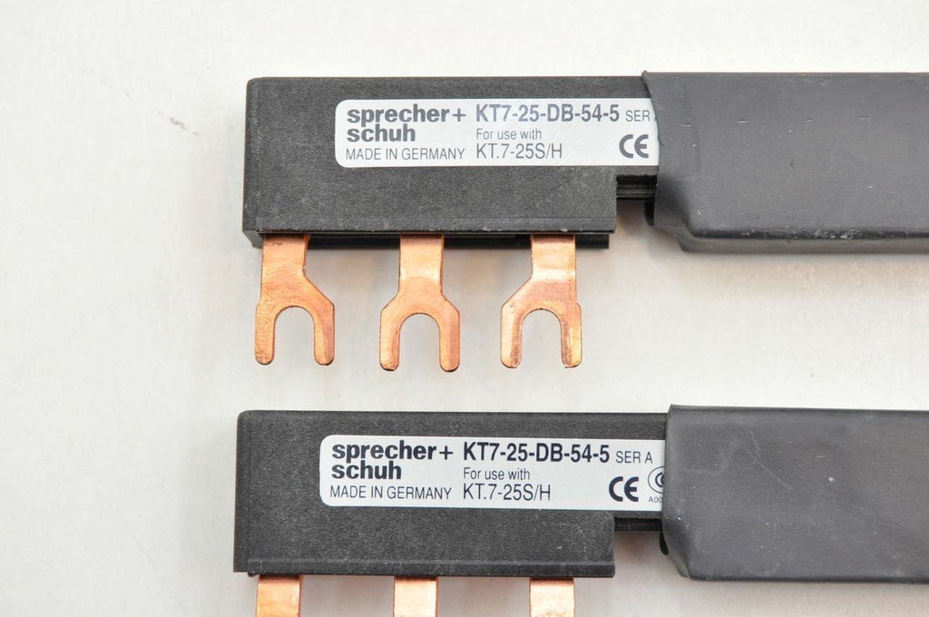 Sprecher + Schuh KT7-25-DB-54-5 KT7-25-DB-54-3 And KT7-25-A3E Busbar Lot Of 5