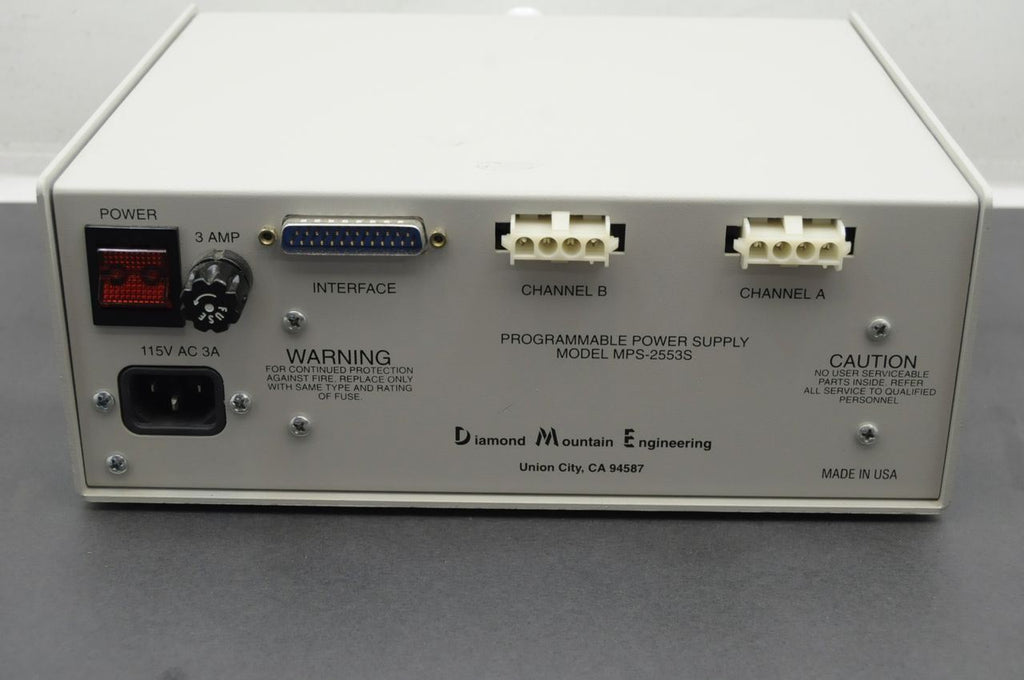 Diamond Mountain Engineering MPS-2553S Programmable Power Supply