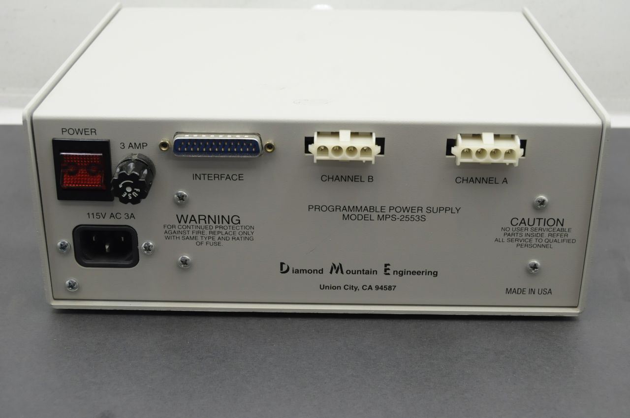 Diamond Mountain Engineering MPS-2553S Programmable Power Supply