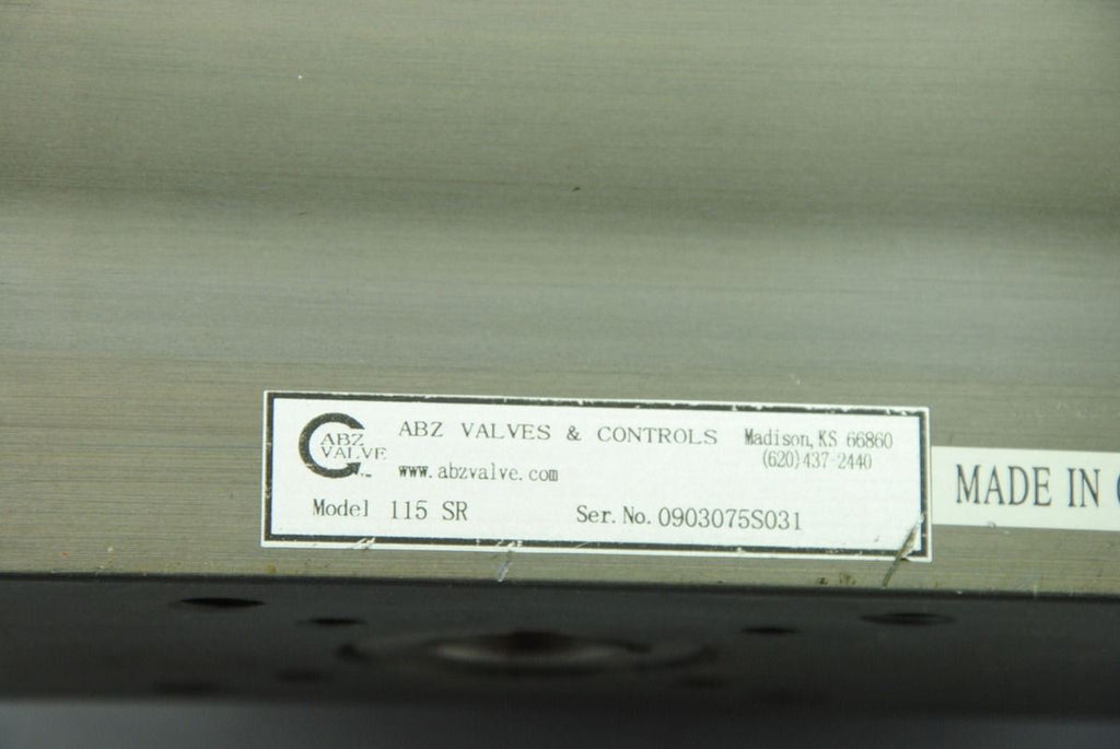 ABZ Valve SR-155 DA Pneumatic Valve Actuator