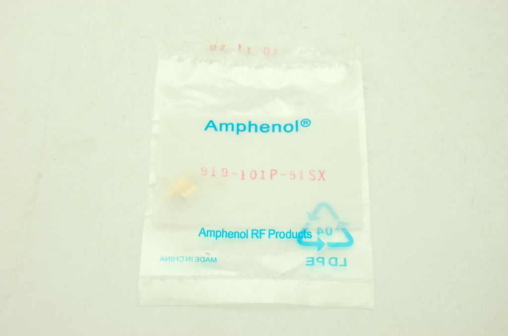 Amphenol 919-101P-51SX Connector RF Coaxial MCX Str Plug Crimp Lot of 14 New