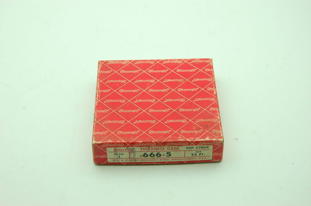 Starrett 52802 666-5 .005 Thickness Gage Roll