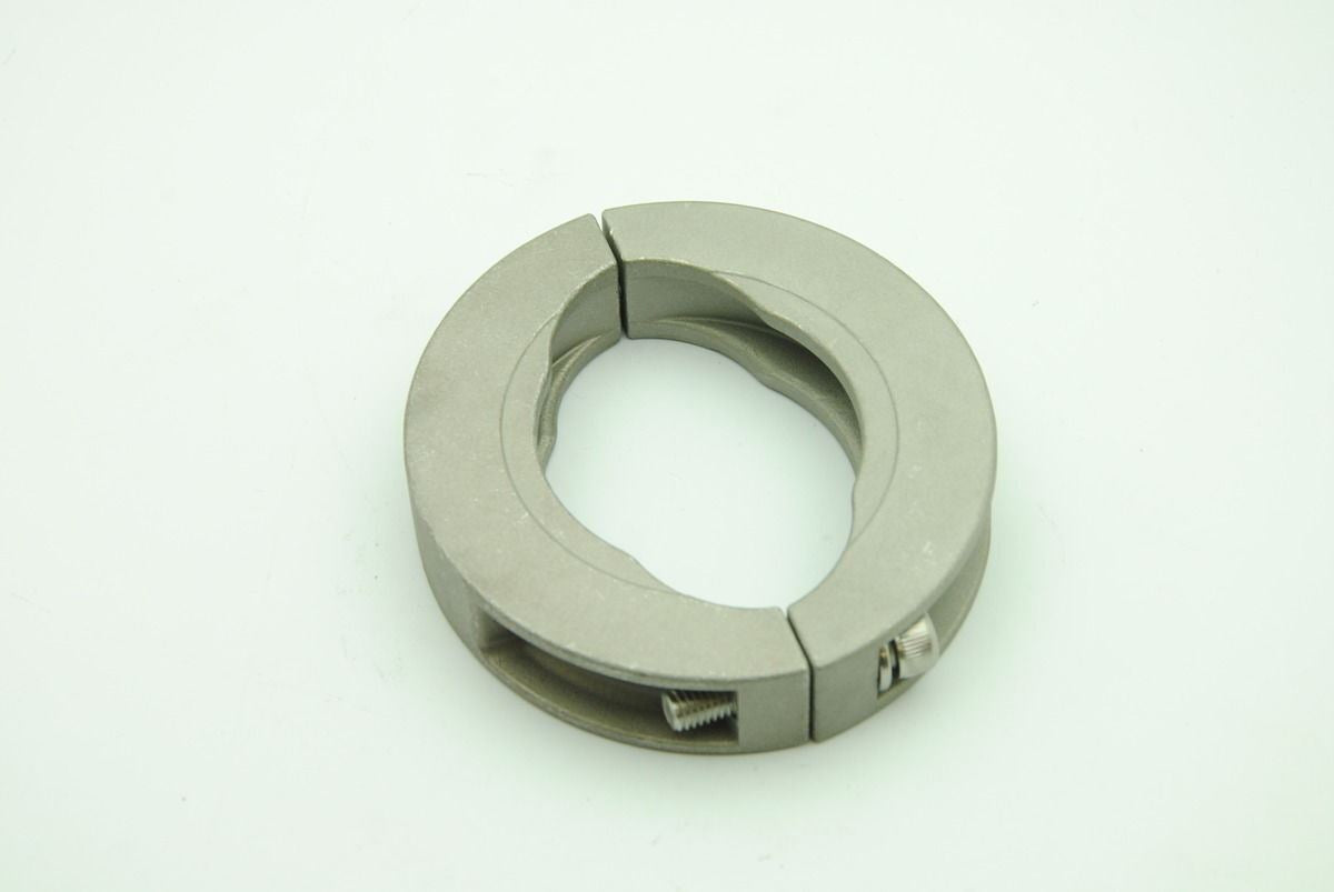 Sanitary Vacuum Flange Clamp, 2-Piece, 4-1/2" OD (113mm) - Lot of 2 - NEW