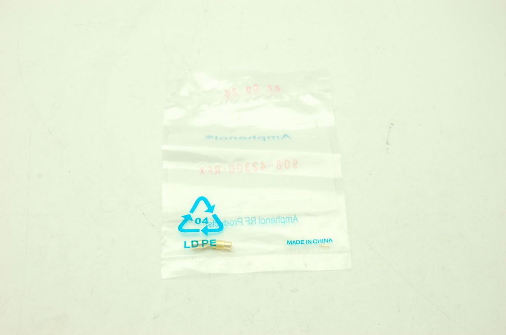 Amphenol 908-42300-RFX Connector RF Coaxial MMCX STR Jack  Crimp/Solder Lot of 5