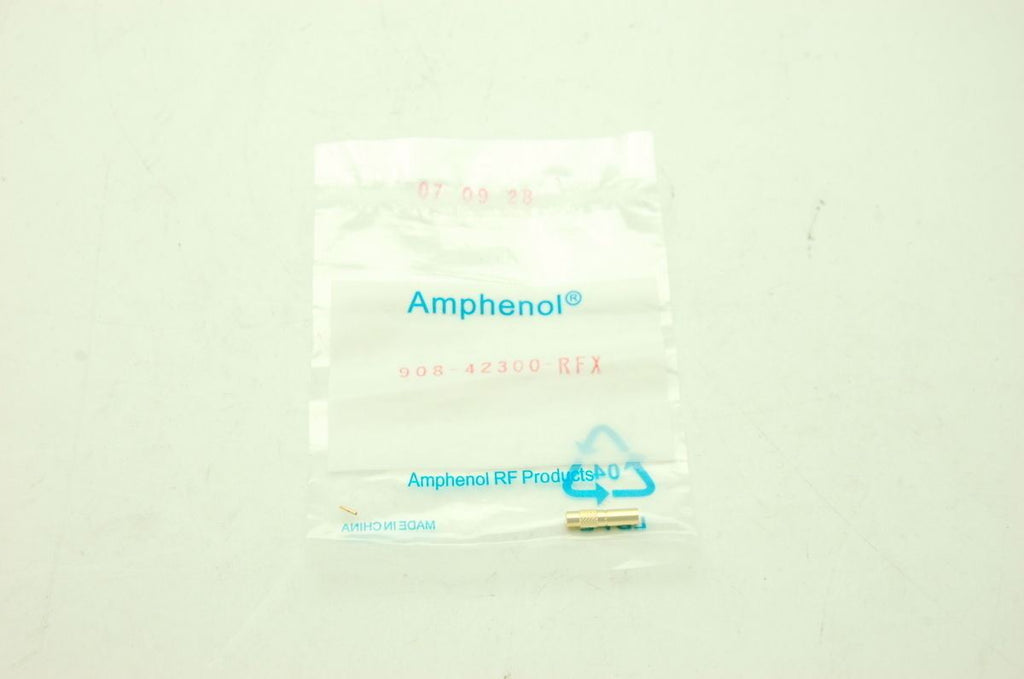 Amphenol 908-42300-RFX Connector RF Coaxial MMCX STR Jack  Crimp/Solder Lot of 5