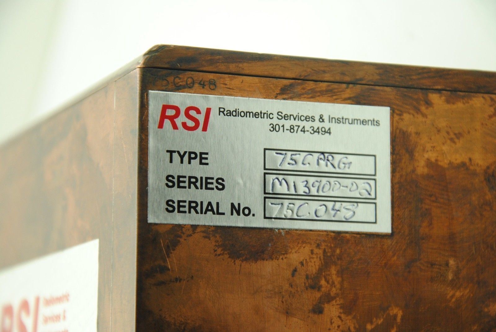 Radiometric Services 75C Programmable Radiometric Detector, Series M13900-02