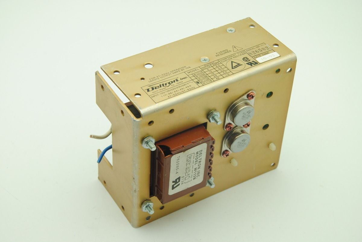 Deltron W113B 24V 2.4A DC Power Supply, 100-240VAC Input