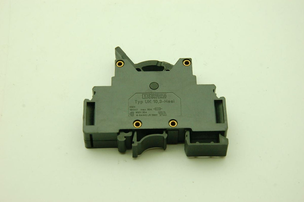 Phoenix Contact UK 10.3-Hesi Fuse Holder 35A 600V Din Rail Mount Lot of 9