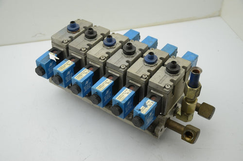Automatic Valve 6- Pos 6-Valve Manifold, 413B43S3S3-DB7, 413B43S39A-DB7