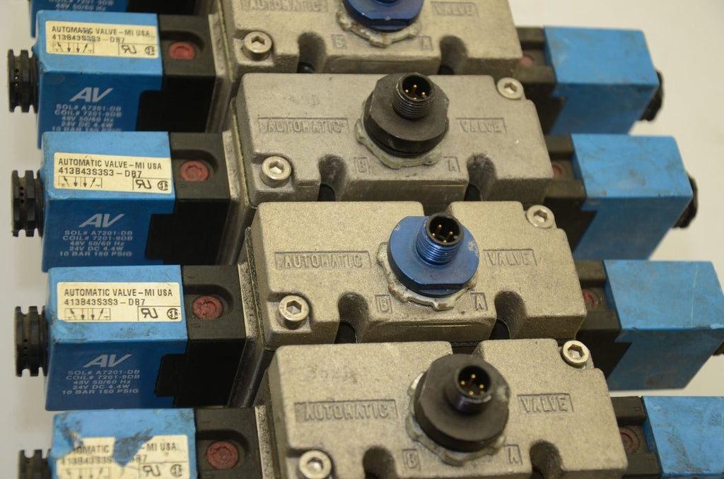 Automatic Valve 6- Pos 6-Valve Manifold, 413B43S3S3-DB7, 413B43S39A-DB7