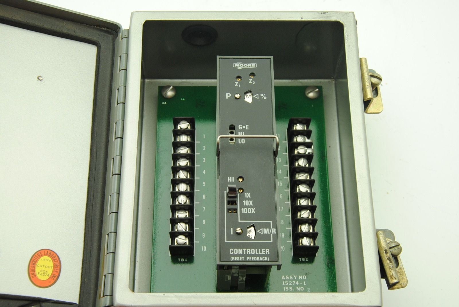 Moore Products 15274-1 Controller Assembly in Hoffman A806CH Electrical Box