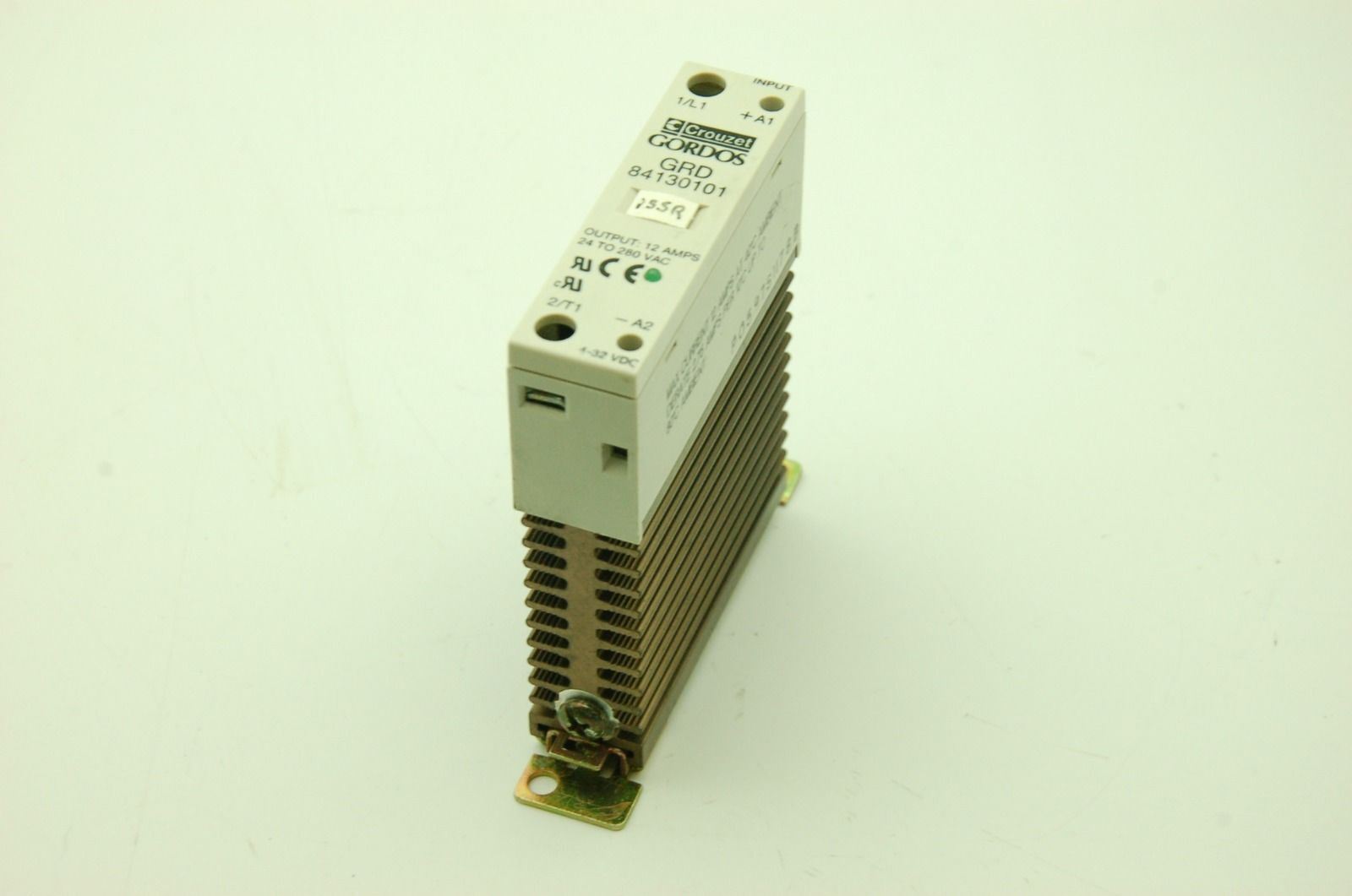 Crouzet Gordos GRD 84130101 Relay SS 4-32VDC 12A 24 to 280 Vac Out