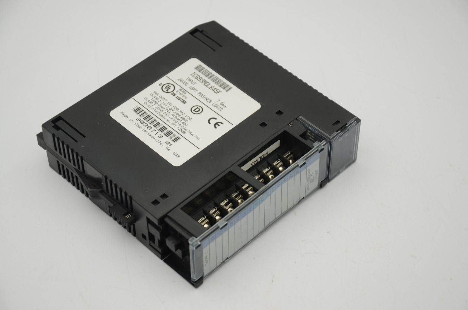 GE Fanuc IC693MDL645F 24VDC Input Module, 16PT