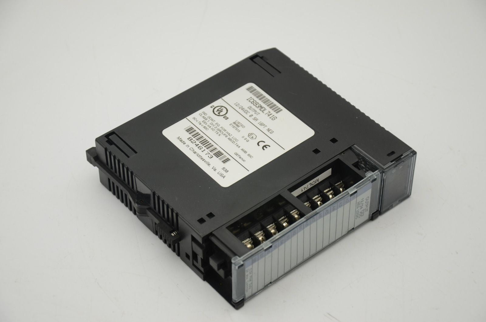 GE Fanuc IC693MDL741G 12/24VDC 16PT Output Module