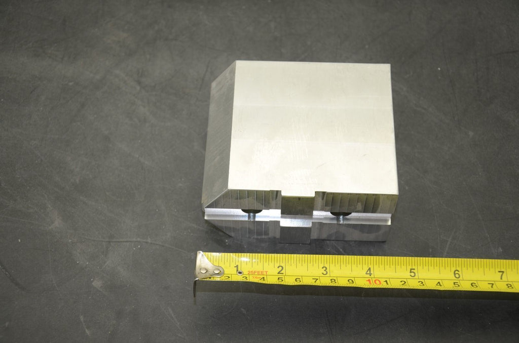 Tongue & Groove Soft Chuck Jaws, 4.5" x 2.25" x 4", Aluminum, Set of 3 (J11)