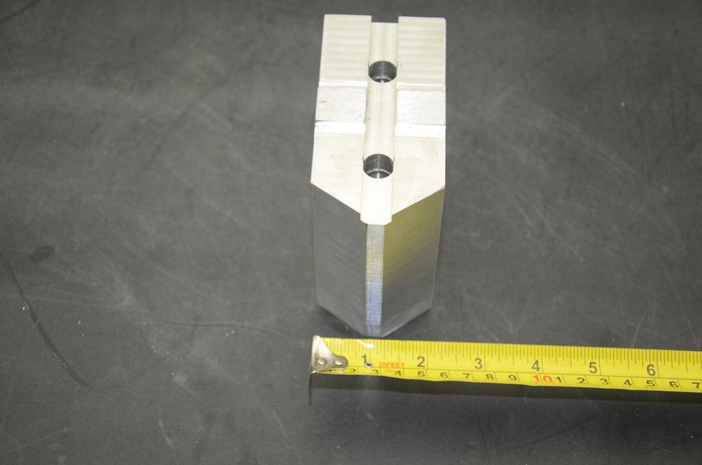 Tongue & Groove Soft Chuck Jaws, 4.5" x 2.25" x 4", Aluminum, Set of 3 (J11)