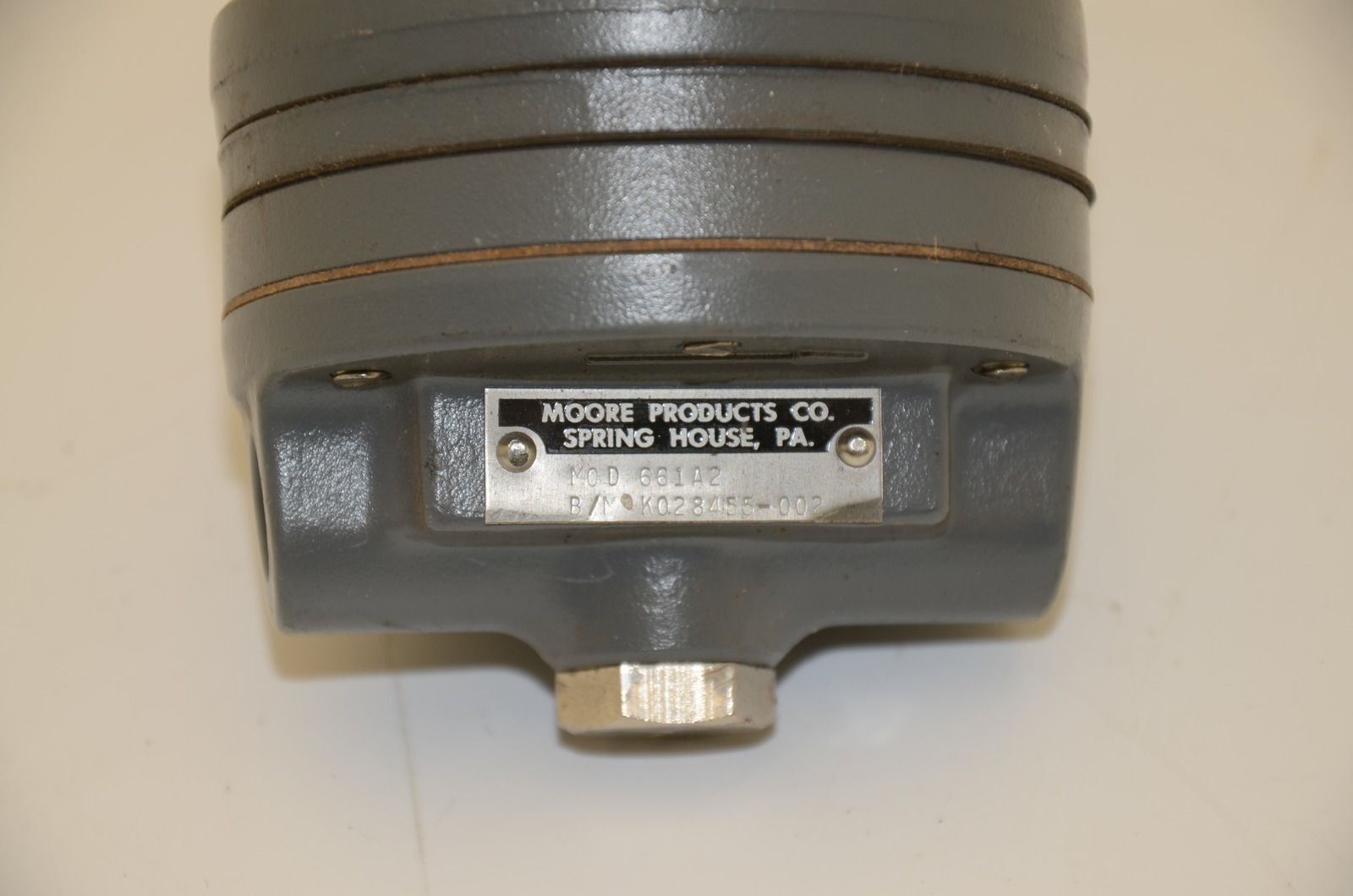 Moore Products 661A2 Amplifying Relay Air Regulator Spring Pneumatic