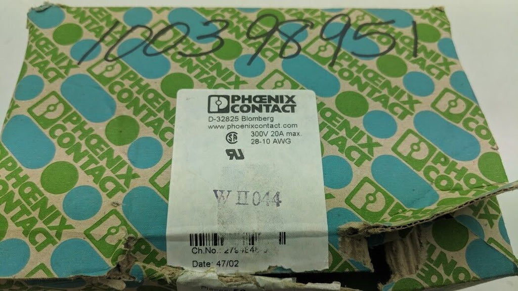Phoenix Contact DFK-PC 4/ 6-GF-7 62 - 1840599 Terminal Block, 50cnt - NEW in box