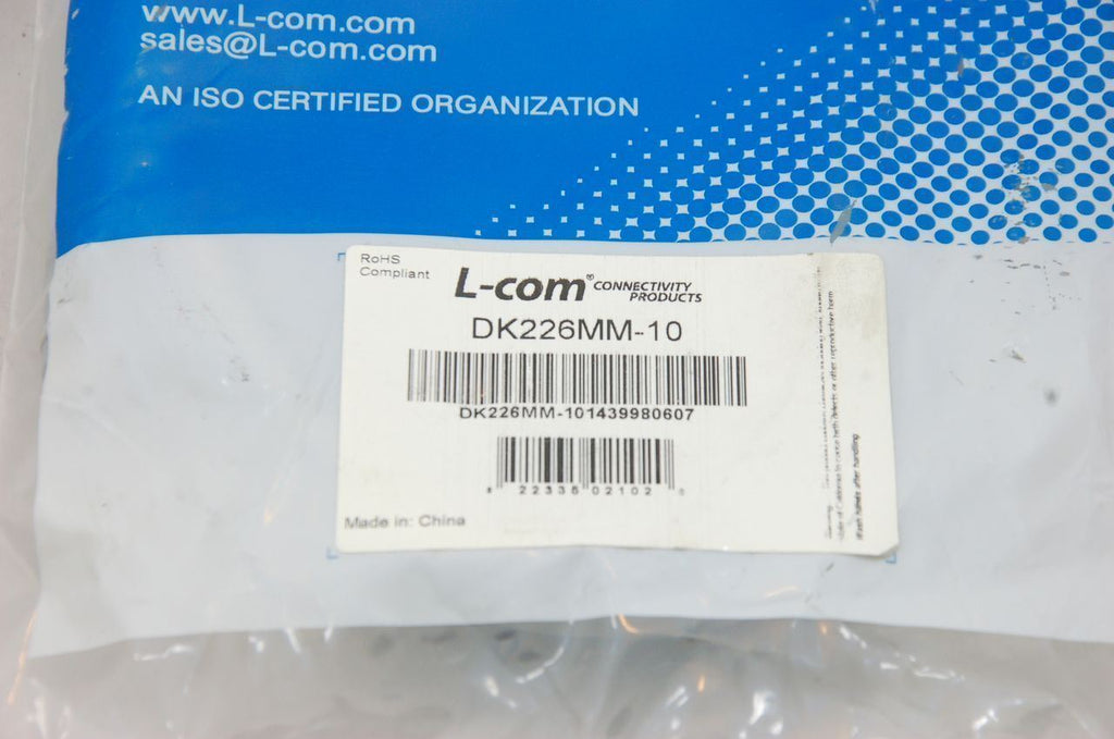 L-Com DK226MM-10 Molded Cable, Mini DIN 6 Male to Male, 10 ft - Lot of 20 - NEW