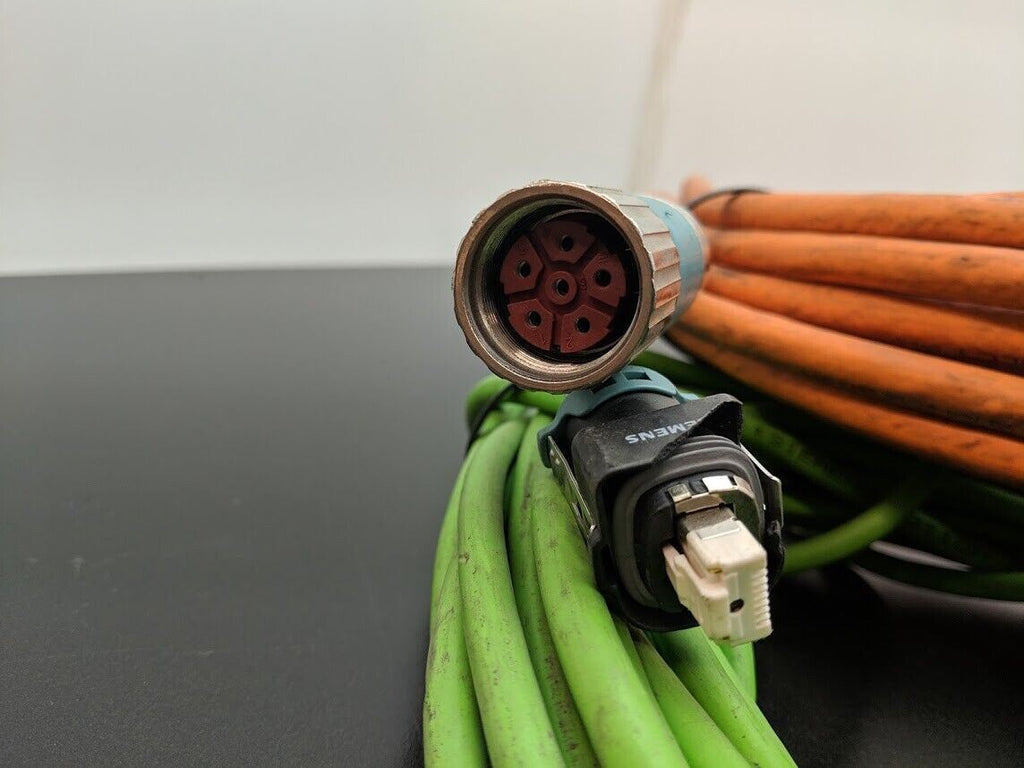 Siemens 1FK7060-5AF71-1UH0 Servo Motor 90°Alpha Angled Gearhead 3:1 Ratio Cables