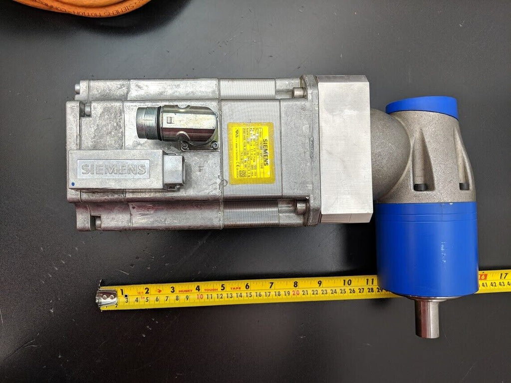 Siemens 1FK7060-5AF71-1UH0 Servo Motor 90°Alpha Angled Gearhead 3:1 Ratio Cables