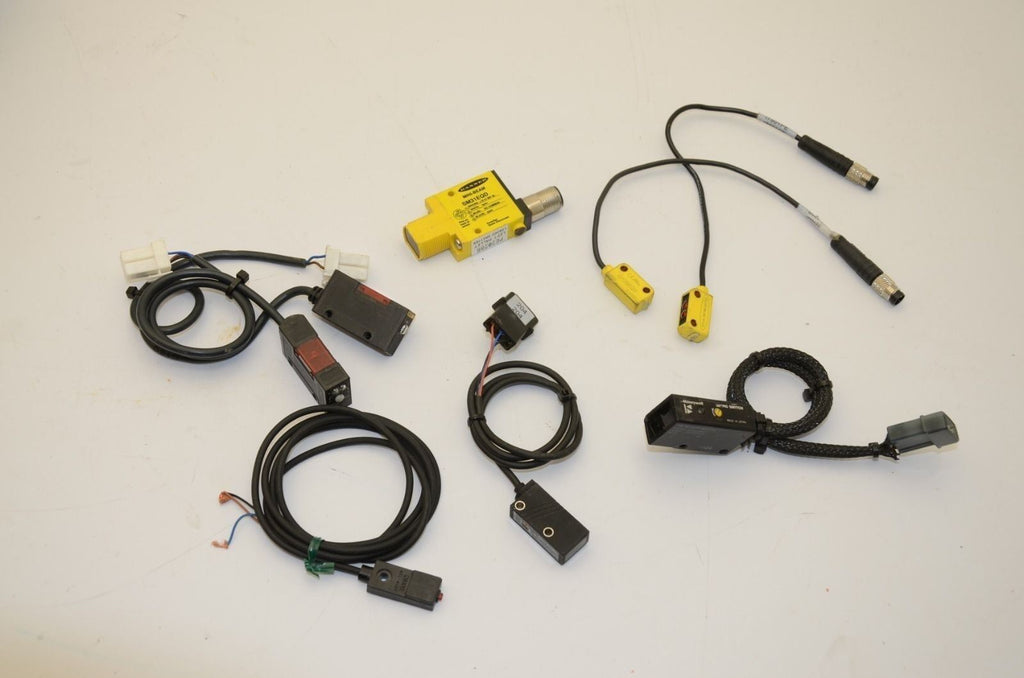 Banner, Omron, Honeywell, Sunx & Allen Bradley Photoelectric Sensors - Lot of 8