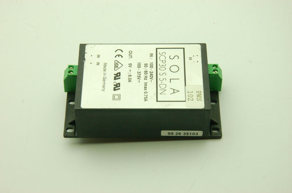Sola SCP30 S 5-DN Input 100-240V Out 5V 6.0A Power Supply