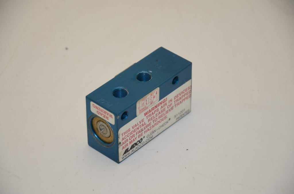 Aladco 511201 Clean-Check Push Button Clean Check Valve