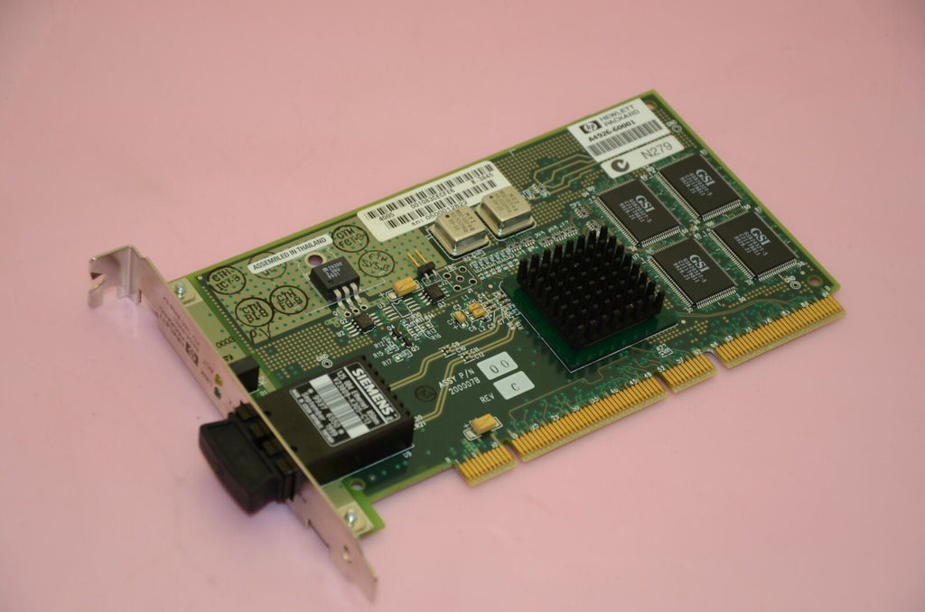 HP Gigabit Fiber PCI 1000 Base-SX Ethernet LAN Card A4926-60001