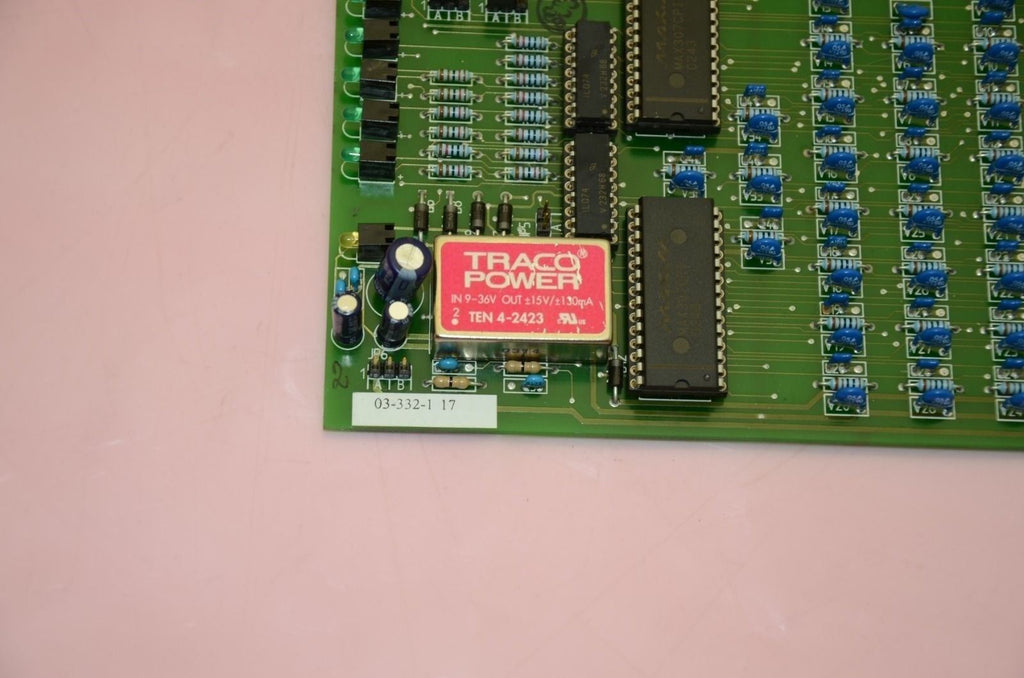 Analog Multiplexer Card DIN 41612-C 64 Pin 03-332-1 17 Maxim chip MAX307CPI
