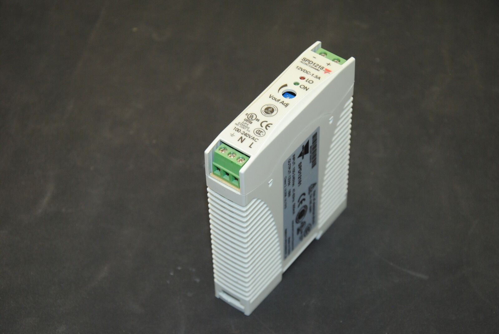 Carlo Gavazzi SPD1218 12VDC Power Supply, 90-265VAC