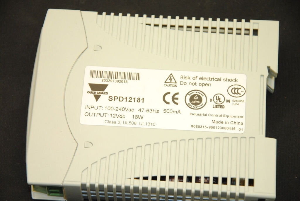 Carlo Gavazzi SPD1218 12VDC Power Supply, 90-265VAC