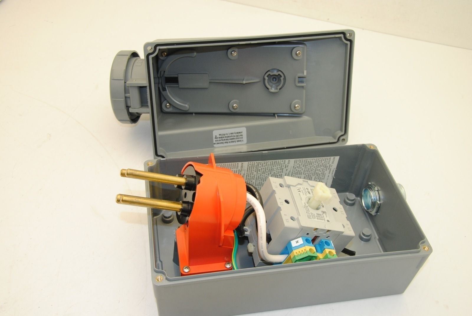 HUBBELL HBL460MI12WR Mechanical Interlock Enclosure for IEC 60309