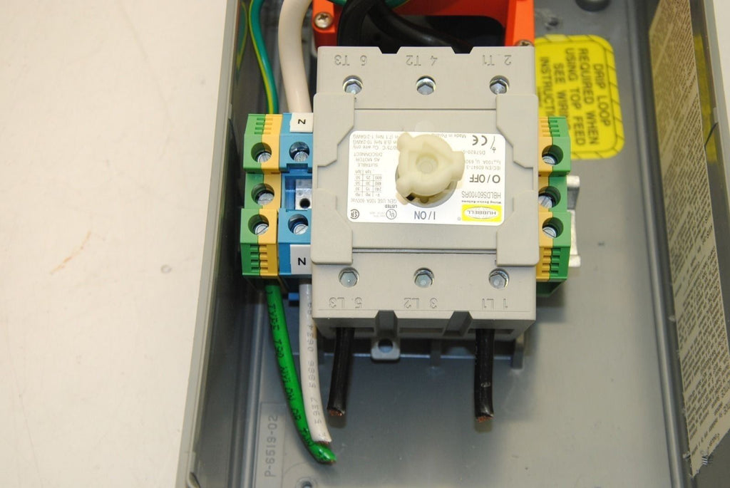 HUBBELL HBL460MI12WR Mechanical Interlock Enclosure for IEC 60309