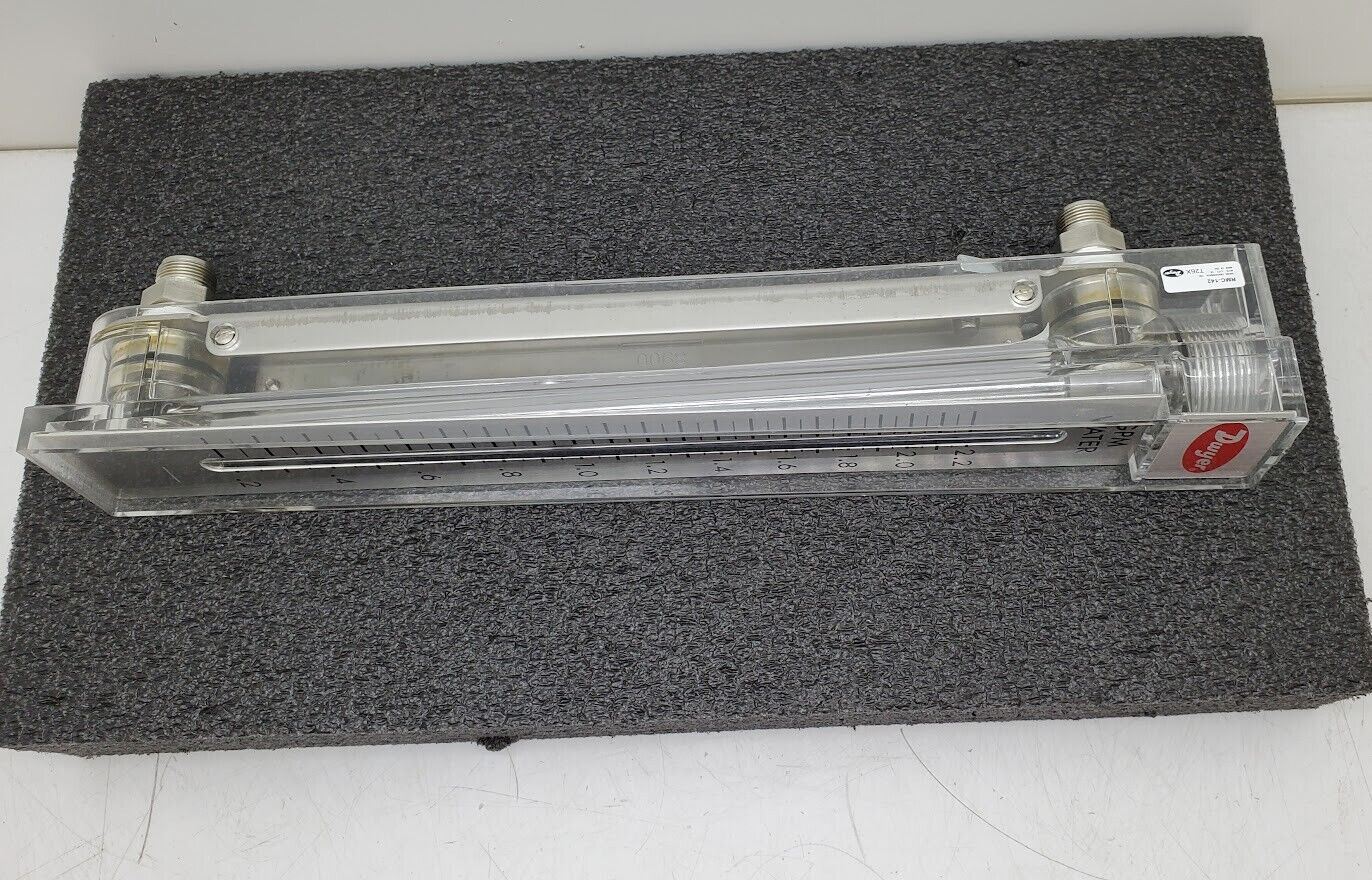 Dwyer Instruments RMC-142 10" Scale Flow Meter 0.2-2.2 GPM Water 1/2" Female NPT