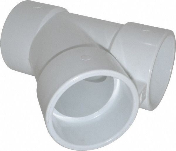 Spears 475-040 PVC SCH-40 WYE 150PSI, 4" Slip, White