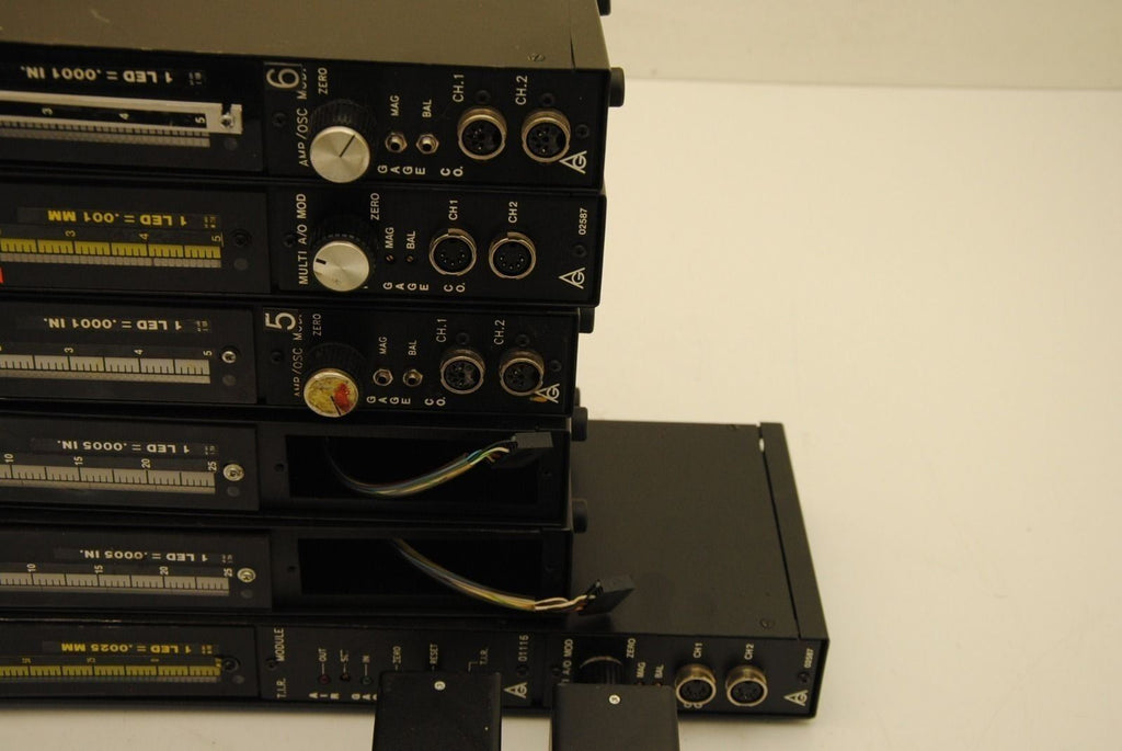 Minitron Air Gauge Co. Lot (6) 81-MT Controller Units w/ (2) AEC-247 Converters