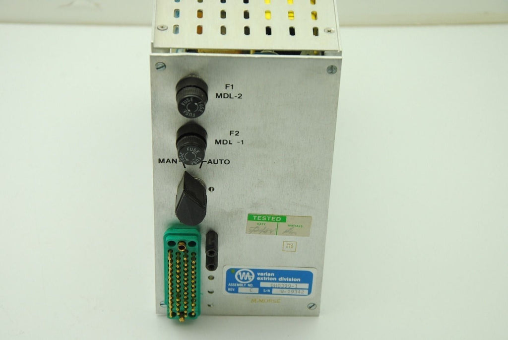 VARIAN EXTRION DH0399-1, End Station Vacuum System, Is Missing a Side Panel