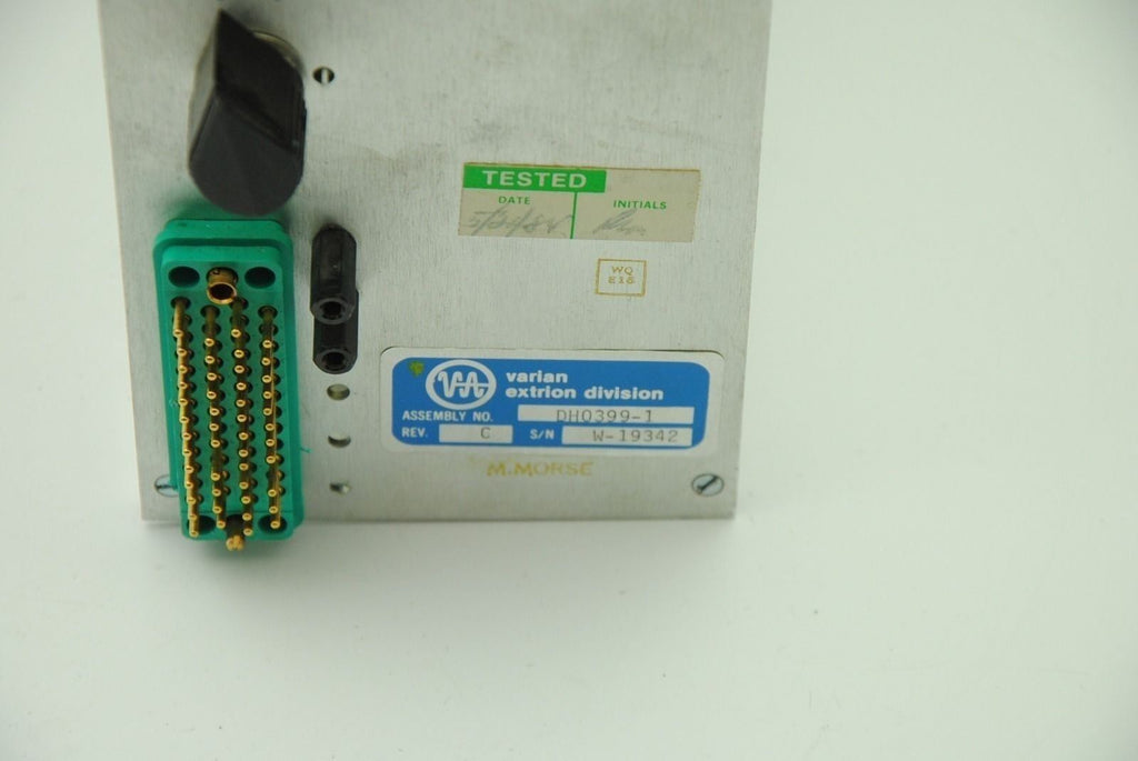 VARIAN EXTRION DH0399-1, End Station Vacuum System, Is Missing a Side Panel