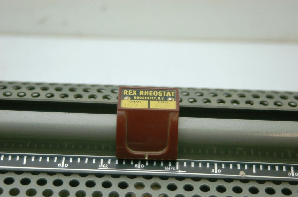 Rex Rheostat Potentiometer 15/3.75 Ohms 10/20 Amps