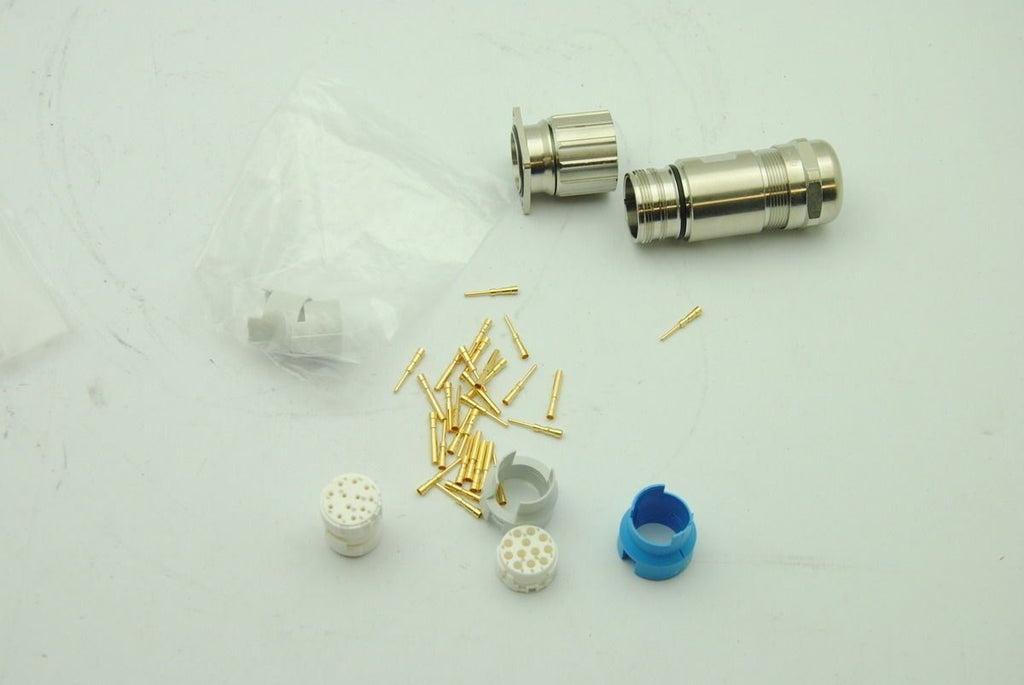 Hummel 7200-600 Male, 7440-000 Female, 12-Pin Panel Connector Assembly - NEW