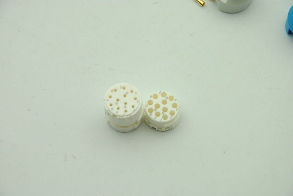 Hummel 7200-600 Male, 7440-000 Female, 12-Pin Panel Connector Assembly - NEW