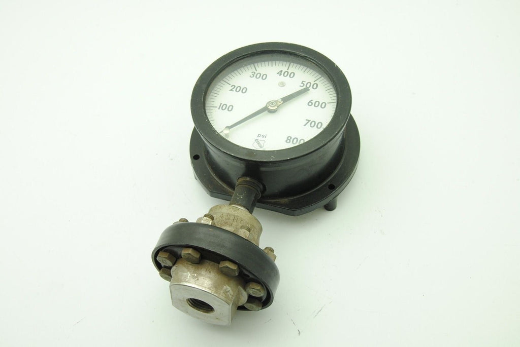 ASHCROFT 250-2362, Pressure Gauge 0-800PSI w/ C12L13 Diaphragm Seal