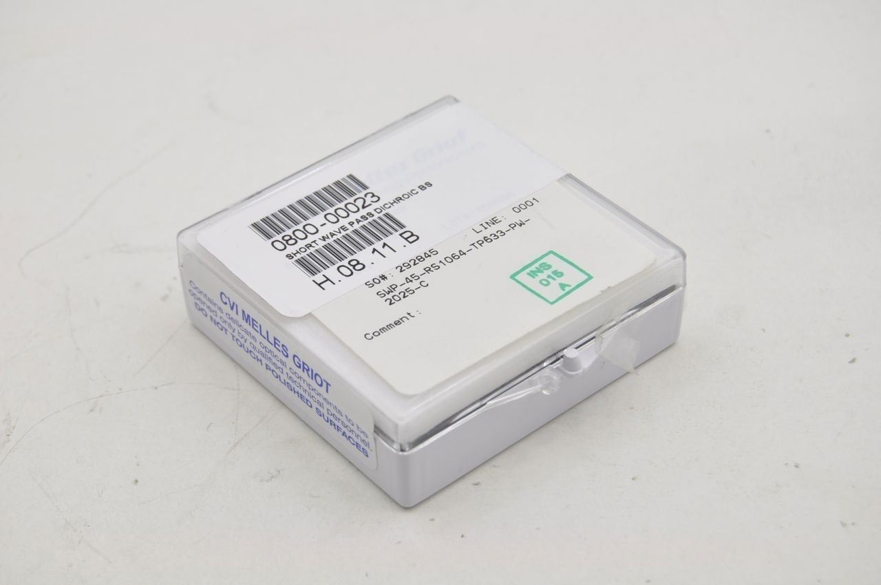 Melles Griot SWP-45-RS1064-TP633-PW-2025-C Short Wave Pass Dichroic Beamsplitter