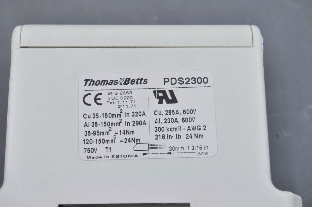 Thomas & Betts Blackburn PDS2300 One Pole Power Distribution Blocks Lot Of 4 NEW