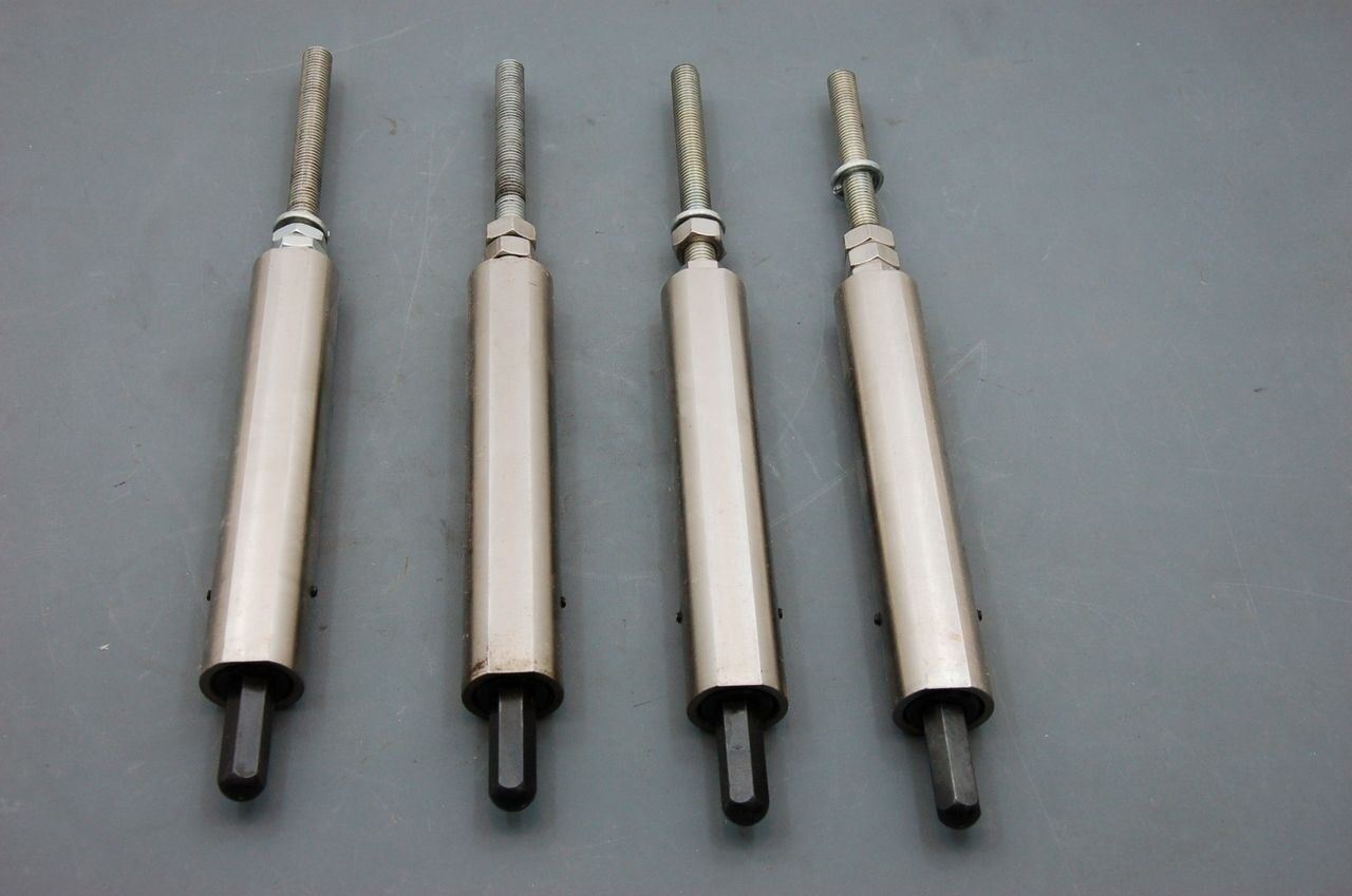 Spring Loaded Large HD Bumpers, 1.5" Stroke -  Lot of 4